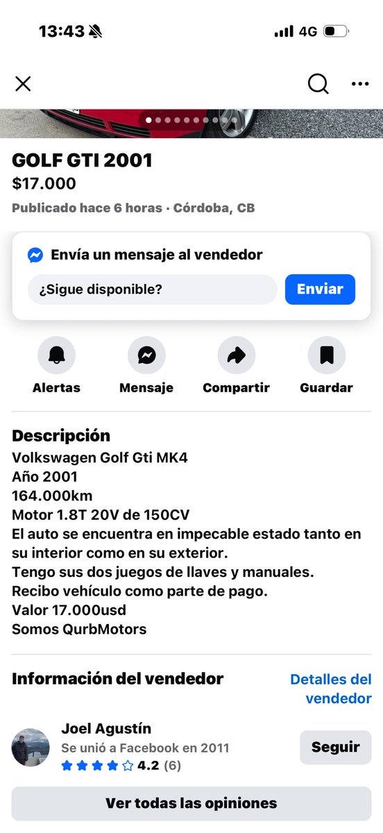 no puedo creerlo, 17k usd?????