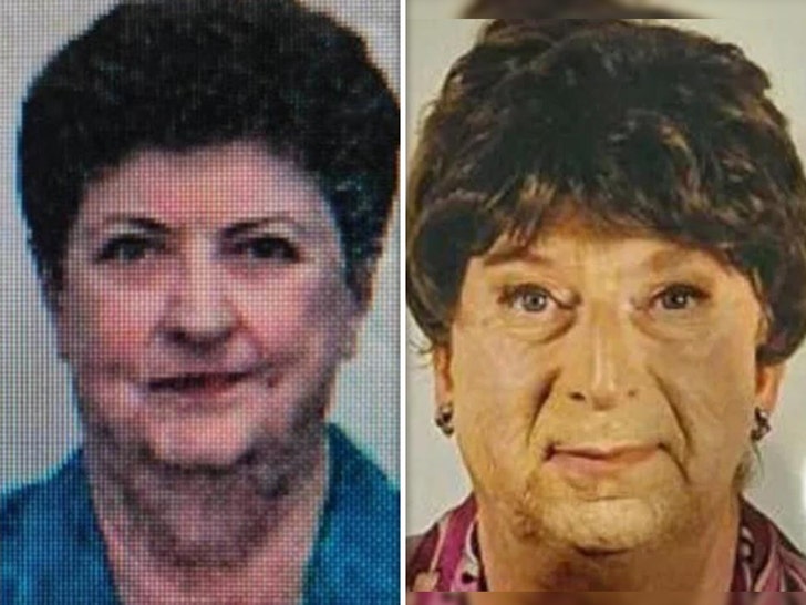 Known as the real-life "Mrs. Doubtfire," -- the 56-year-old man walks with a cane into a registry office in Italy to renew his mom's expired identity card so he can continue receiving pension checks. He's also seen on surveillance video strolling out of the building after.