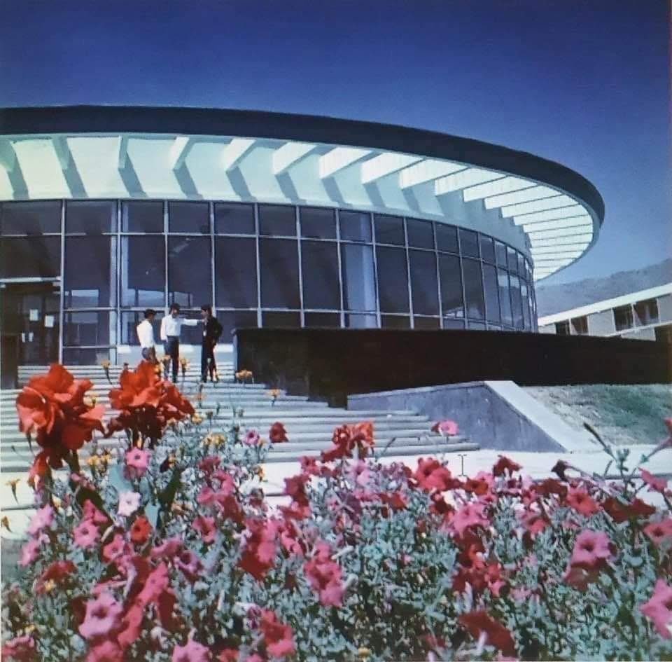 The cafeteria of Kabul Polytechnic University (1970s)