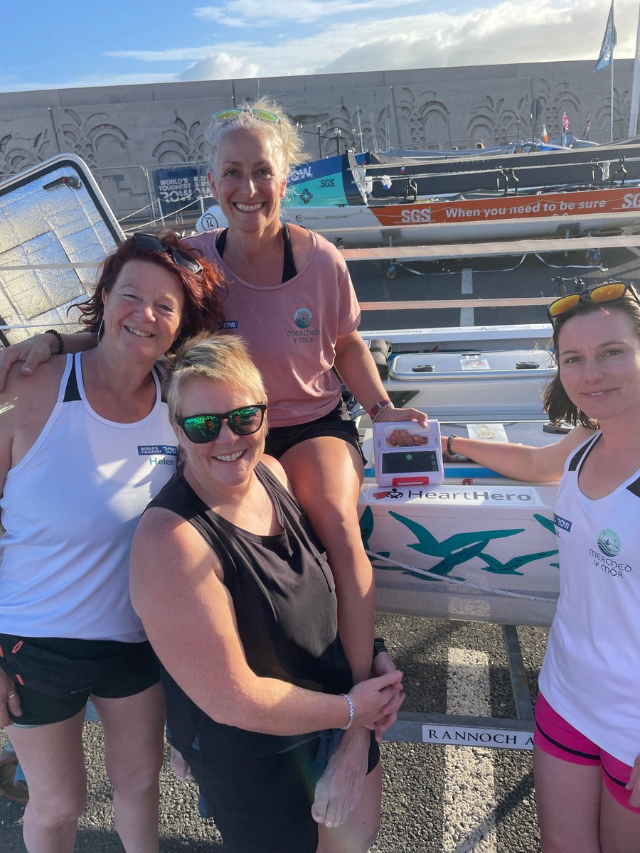 HeartHeroAED's tweet photo. Seeing Elliot on the Merched y Môr boat and watching these women prepare for their Atlantic row is something we will never forget.

Honored that HeartHero gets to support such a strong, committed crew! 💪 https://t.co/xvzfVCLzeV