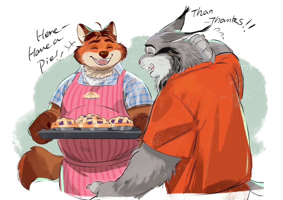 BoogBogex's tweet photo. “Pawbert was sent to Bunnyburrow for labor duty, where Gideon unexpectedly crossed paths with him…” https://t.co/LqLbdunqQh