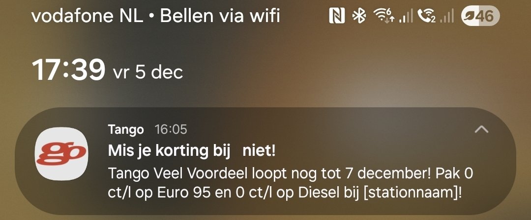 Wat een kortingsactie bij de #tango 😆 tanken is al zo duur. Dus elke korting is mooi meegenomen 😇