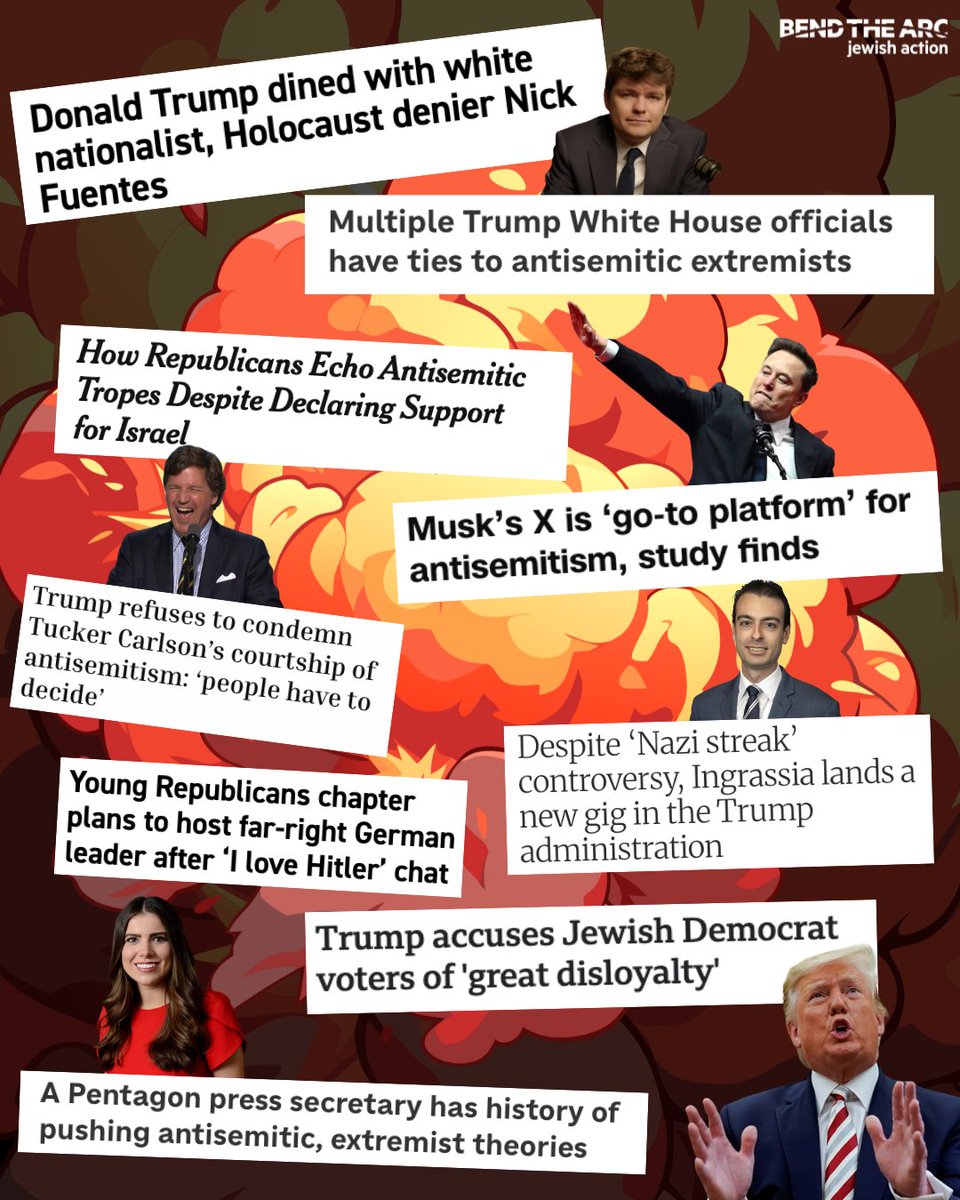 JD Vance says antisemitism isn't "exploding" on the right.