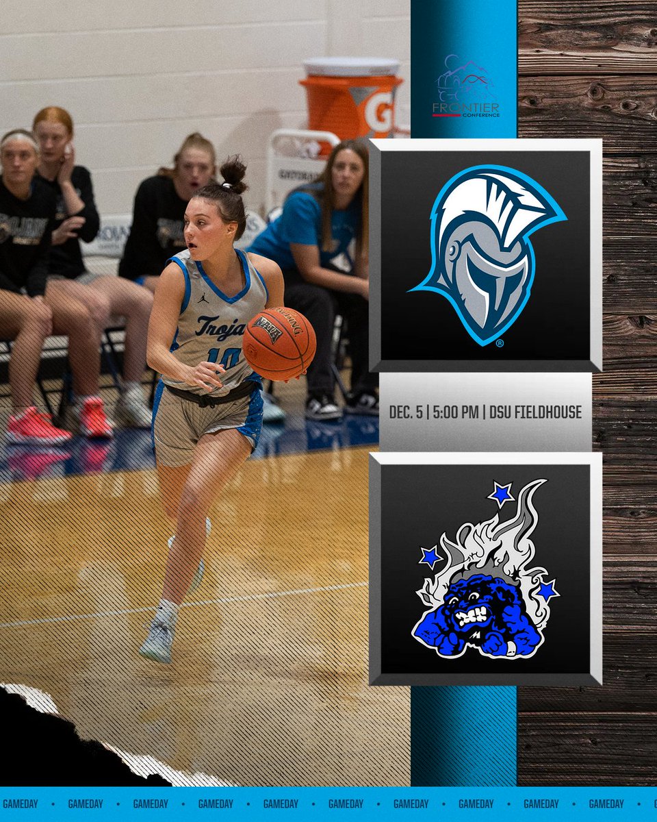 dakotastate_wbb's tweet image. 🏀GAMEDAY🏀

The Trojans are back in the Fieldhouse tonight looking to defend home court against Mayville State! 

📍 DSU Fieldhouse
🕔 Dec. 5 | 5PM
🆚 Mayville State

#GoTrojans