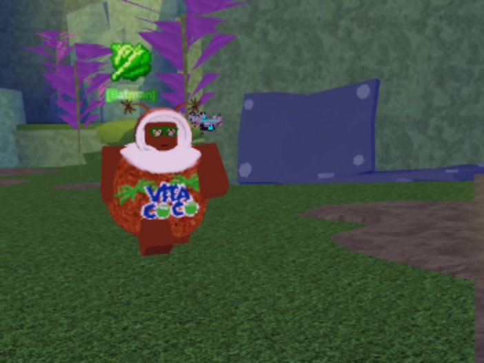 I play this roblox game and see this guy dressed entirely as a vita coco coconut sometimes, he is like a celebrity to me