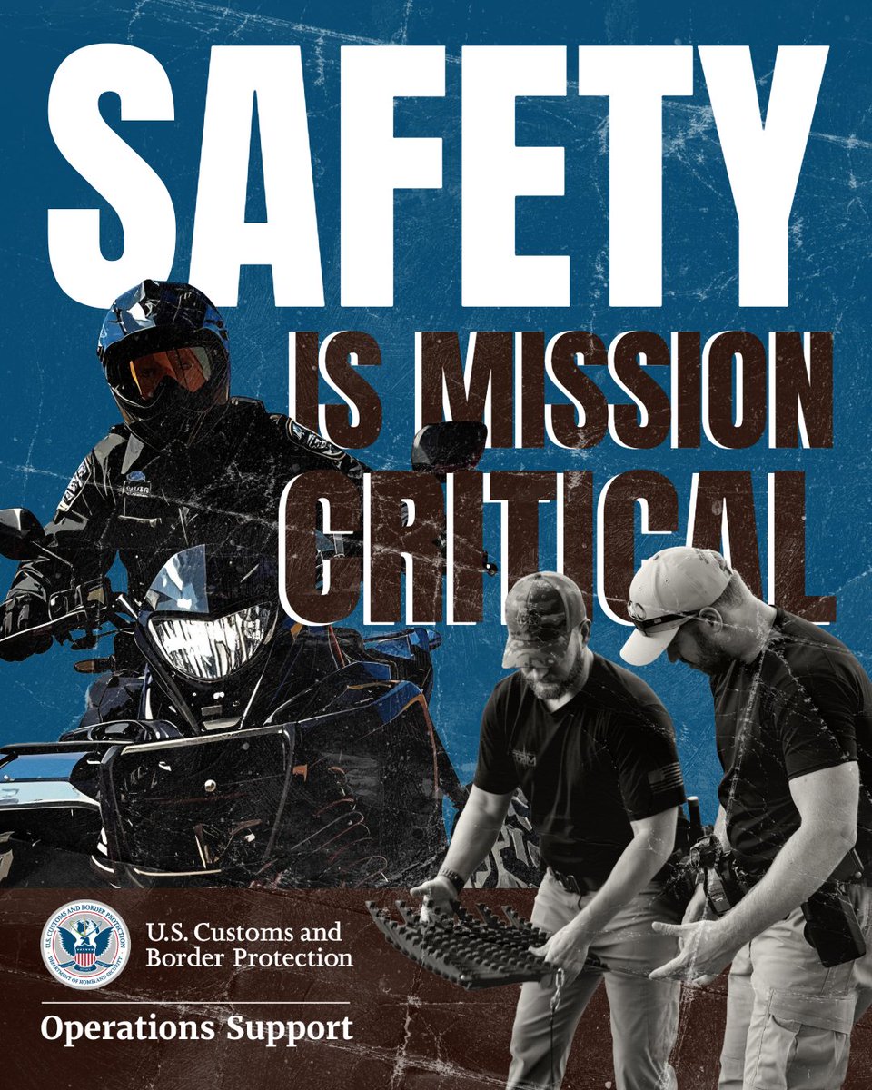 Safety is mission critical. The <a href="/CBP/">CBP</a> Law Enforcement Safety &amp; Compliance Directorate (<a href="/CBPLESCXD/">LESC Executive Director Kenneth Blanchard</a>) within #CBPOpsSpprt ensures officers &amp; agents have the training, gear, and support to perform their duties safely &amp; effectively. 

#LearnAboutLESC <a href="/CBPAMO/">CBP AMO</a> <a href="/OFOEAC/">(A)Executive Asst. Commissioner Diane J. Sabatino</a> <a href="/USBPChief/">Chief Michael W. Banks</a>