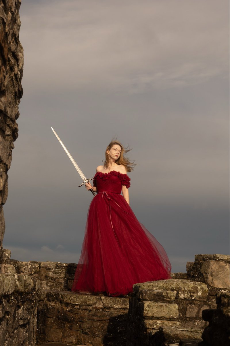It’s Streamer Awards weekend and I don’t have anything fun to wear but

here is a picture from last month when I went to Scotland and did a photoshoot in a gown at a castle