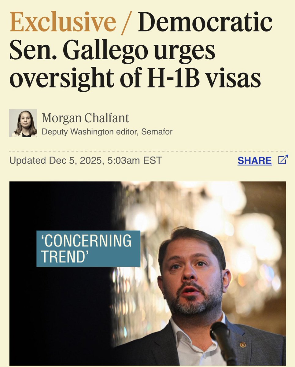 Senator Ruben Gallego tweet media