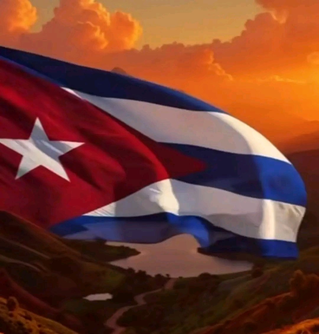 Buenos buenos mis amores. Cuba se alza, bandera encendida, firme en su paso,guardiana de la vida, Revolución que late en el corazón,  pueblo que canta con orgullo su liberación. #CubaEstáFirme #ValorYRazón