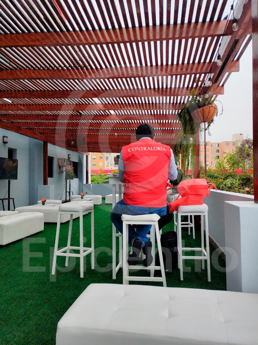 🔴 #Atención. La Contraloría realiza una inspección en este momento en la #CasaPerú de los Juegos Bolivarianos tras la revelación de que la decoración del edifico del Comité Olímpico y la instalación de una sala de prensa con comida para los asistentes se hizo con un contrato de
