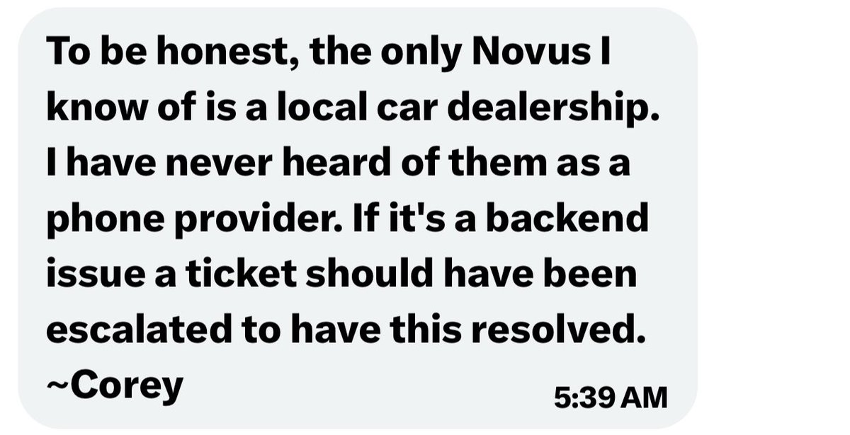 Well, that’s the second <a href="/Rogers/">Rogers</a> employee who says they haven’t heard of <a href="/Novusnow/">Novus Entertainment</a> -which is ok if they are not from BC, but not an excuse to not solve the backend issue that has left us with out phone service because they read the number to port wrong.