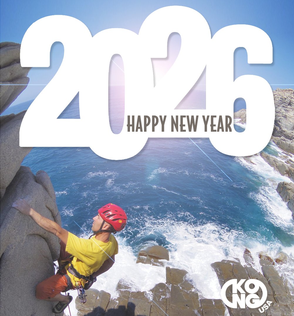 KongUSA's tweet photo. Happy New Year from Kong USA!

Here’s to fresh climbs, new goals, and safe adventures in 2026. We’re ready for another year of innovation, progress, and partnership with the entire work at height community.

#KongUSA https://t.co/n7DIaikrua