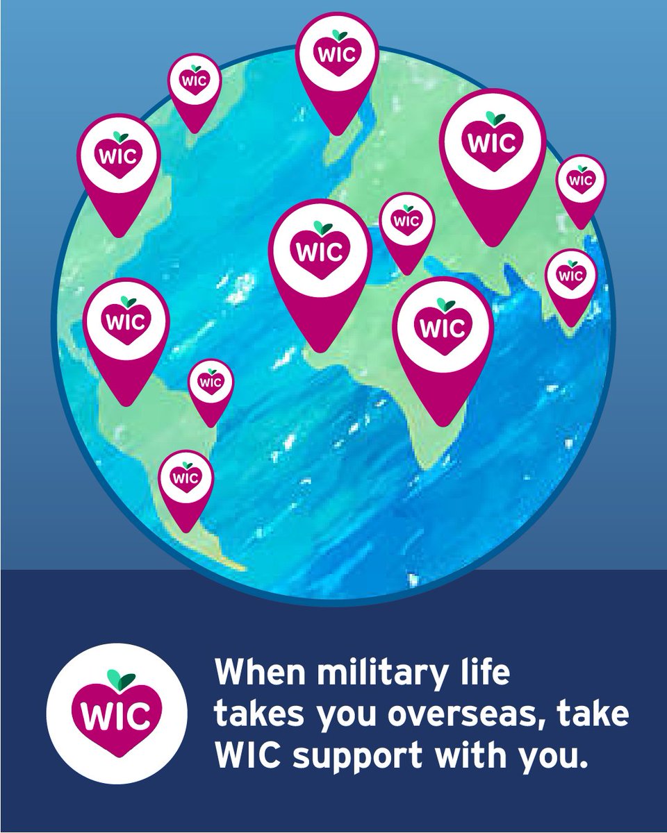 Military1Source's tweet image. Just because you’re relocating doesn’t mean you have to skip the support your family gets stateside. Learn about how the @USDA Special Supplemental Nutrition Program for Women, Infants and Children (WIC) can travel with you: militaryonesource.mil/benefits/wic-o…