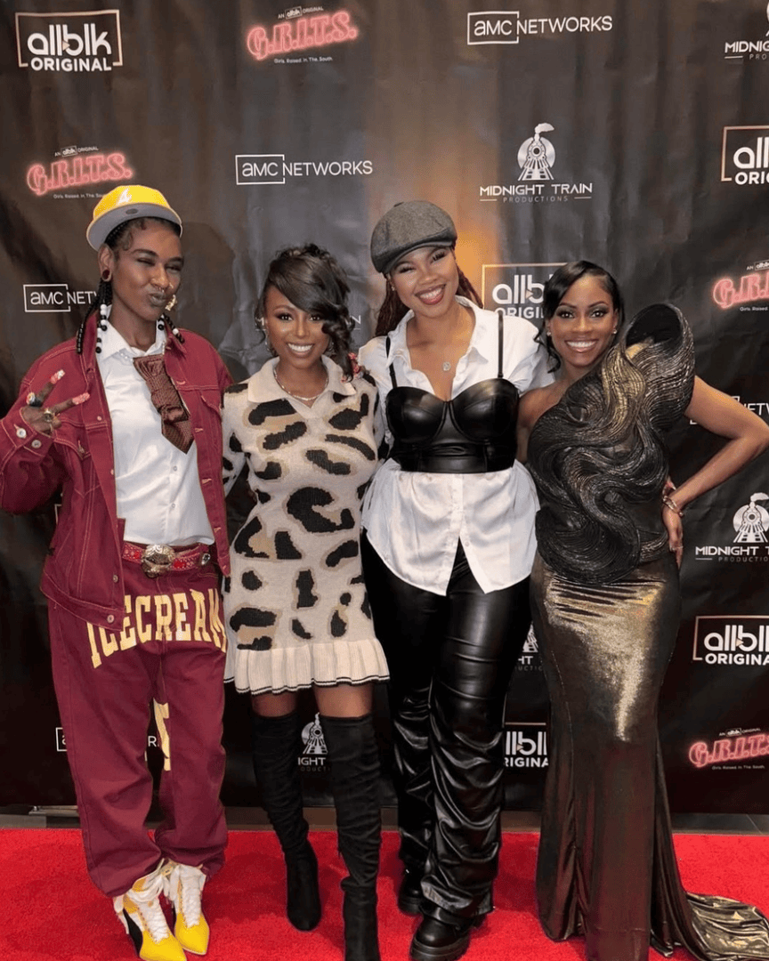 AlignedTalent's tweet photo. #FBF to these extremely talented women from G.R.I.T.S. on the red carpet! ⭐ https://t.co/kUoK9DyGkf