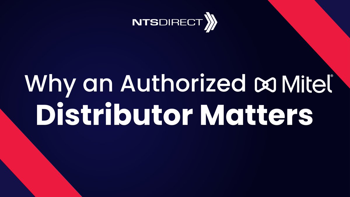 ⚠️ Deployments can go sideways with wrong firmware, missing supplies, or late shipments.

As an authorized <a href="/Mitel/">Mitel® Official</a> distributor, NTS Direct ensures phones arrive ready ✅ Inventory, pre-labeled shipments, and accessories make deployments simple.

Learn more: shop.ntsdirect.com/category/637/W…