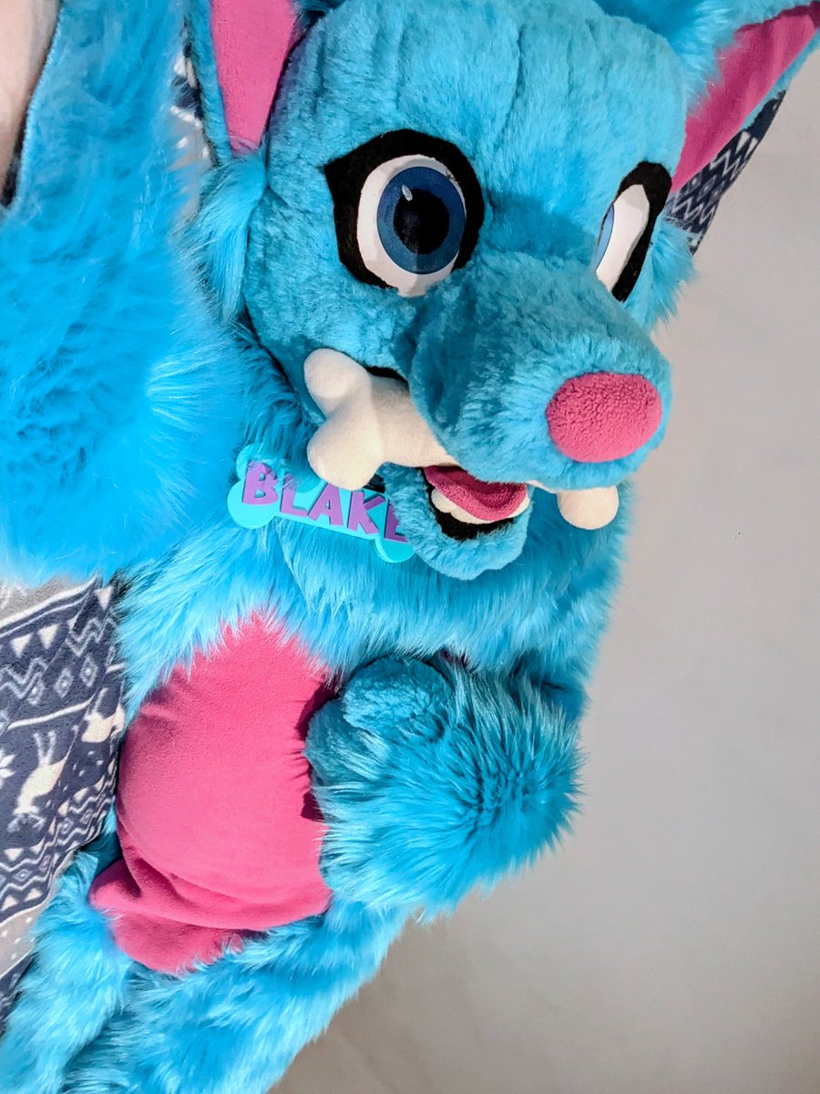 Today marks a new milestone with Blake and the making of his body I've been keeping quiet for a bit now and I can't be happier with how it's turned out. I don't think I'll be going partial again hehe. Thanks so much to <a href="/starslikeroses/">starslikeroses (Final Commissions OPEN)</a> for completing his look. #fursuit