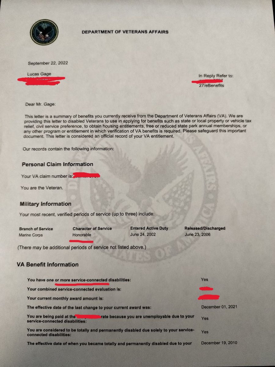 LucasGageX's tweet image. Since Jake claimed I&apos;m faking my PTSD, others have been repeating this lie. This defamation accuses me of committing a FEDERAL crime.

For me to prove malice, you must know you&apos;re lying. Thus, here&apos;s my reward letter. Now, ANYONE who says I&apos;m faking my PTSD can&apos;t claim ignorance.