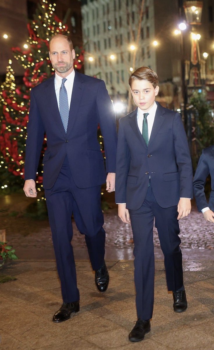 Two future Kings. Proud father and handsome son.