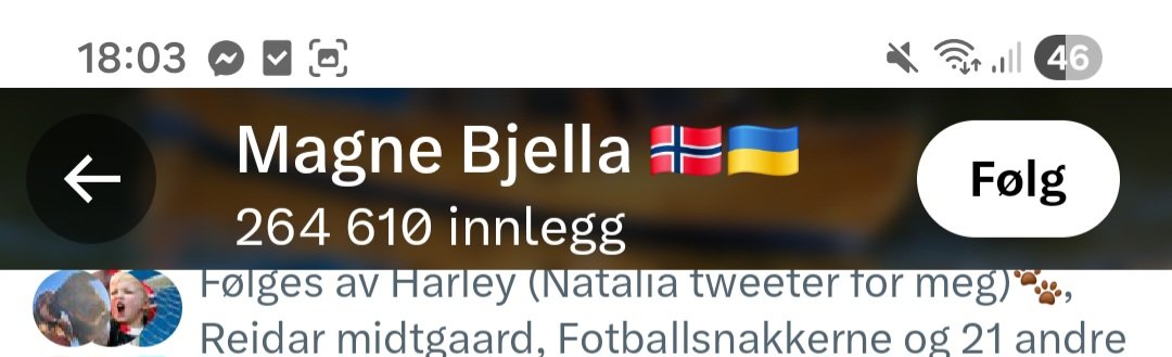 <a href="/Smoothedan/">Daniel Vassbund</a> Bjella har en lidelse da stakkars. 1,7 tweets hver eneste time i 16 år. Da er du ikke rimlig riktig bevart eller?