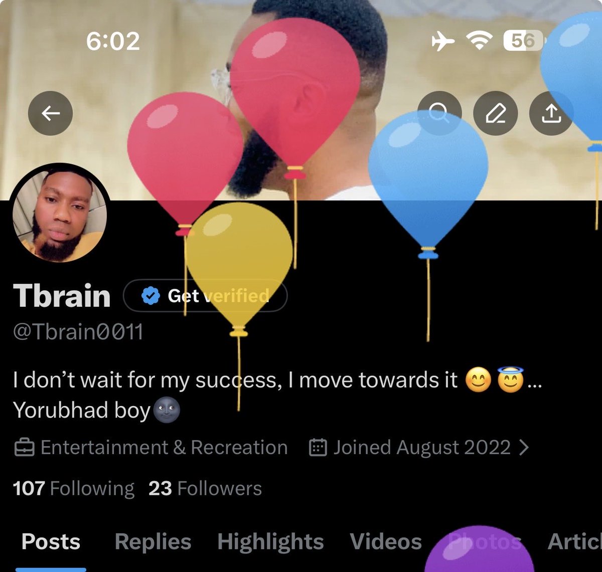 Tbrain0011's tweet photo. Make my 23 followers celebrate me 🥰😭
#birthday https://t.co/eLwOQbPXlH