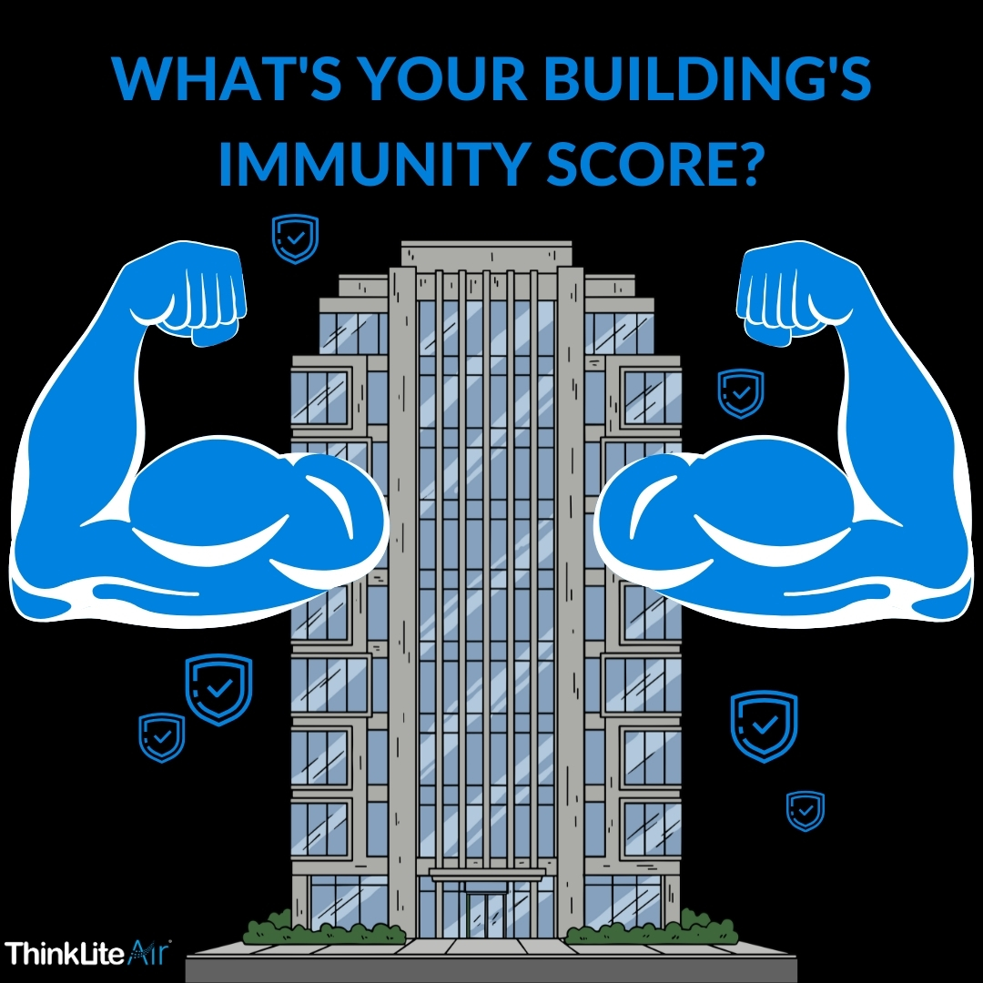 Buildings have their own immunity.

Poor ventilation, air particulates, and CO₂ buildup allow viruses to linger longer and spread faster.

Improving ventilation and filtration improves your building's immunity score. Learn more: thinklite.com/health-index

#IAQ <a href="/ThinkLiteAir/">ThinkLite Air</a>