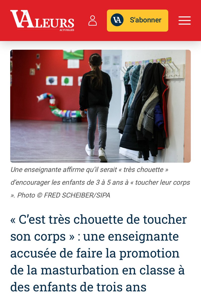 Il y a un an, j’ai interpellé le gouvernement sur les dérives du programme EVARS. Ils ont nié.

Aujourd’hui la réalité est sans appel : l’innocence de nos enfants est menacée par notre propre système wokiste. Quelle irresponsabilité. L’école doit protéger et pas déconstruire !