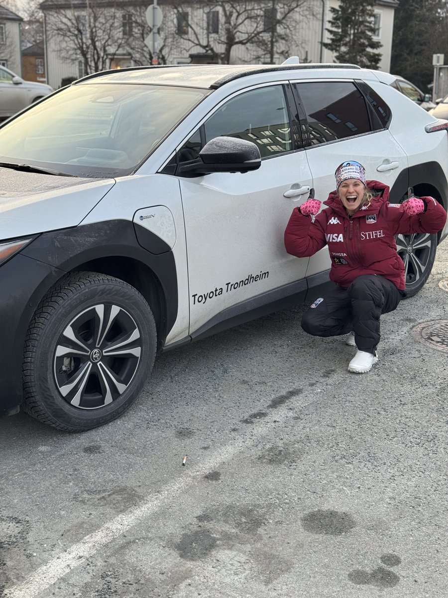 jessdiggs's tweet photo. Thank you to our friends at @Toyota Trondheim for giving us race day flexibility! Proud to be racing as a #toyotapartner 🫶🏻 https://t.co/8wucT5r8i4