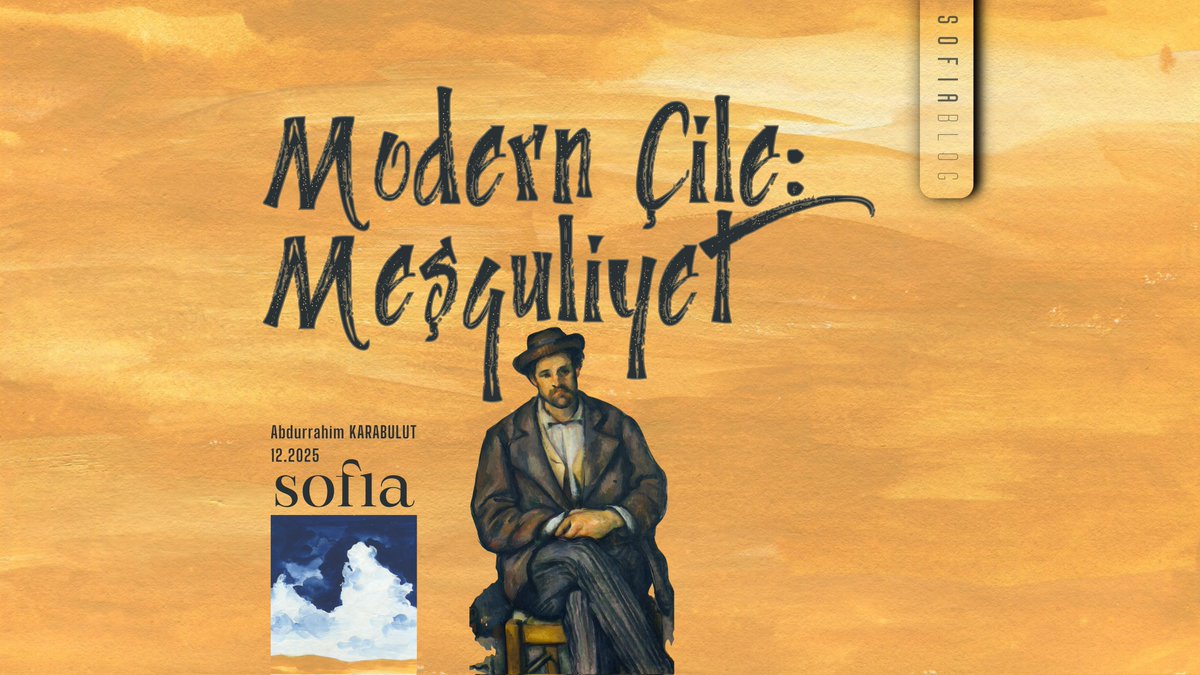 📍Yeni Yazı:
Modern Çile: Meşguliyet

[...İçimizde kim olduğumuza dair sorular hiçbir zaman takvimimize sığmadı. Ve biz kendimizi tanımadan geçip giden onca günün vicdan azabını “meşguldüm” diyerek örtmeye alıştık...]

👇
sofiafelsefe.blogspot.com/2025/12/modern…