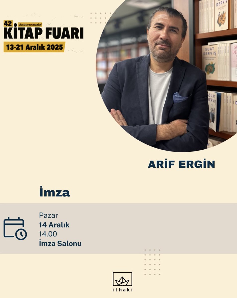 14 Aralık Pazar saat 14’te
TÜYAP İstanbul Kitap Fuarında
Özel İmza Salonundayım!
Beklerim 🖖🖖🏽🖖🏿🖖🏾