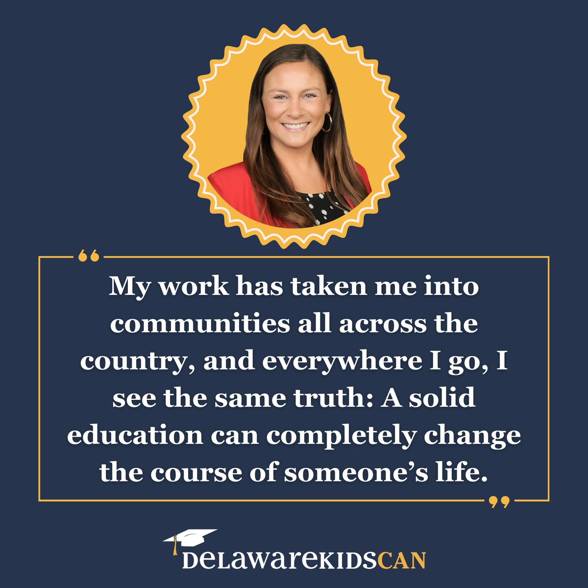 Congrats to our amazing executive director Britney Mumford on being named to Delaware Today's "Women in Business" list for 2025!

Britney's passion and advocacy have been vital in helping to secure numerous legislation victories for Delaware students.

Congratulations Britney!