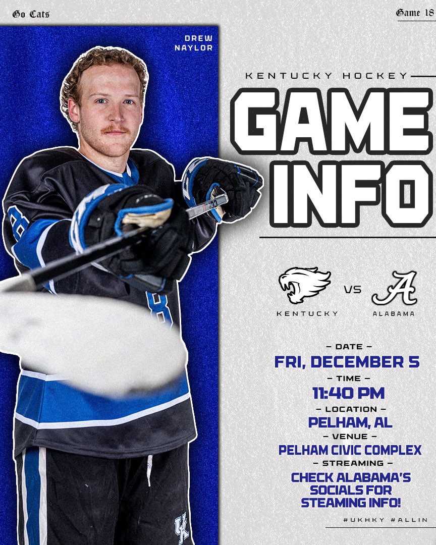 IT’S GAMEDAY! Tune in at 11:40 EST to watch the Cats take on Bama😤