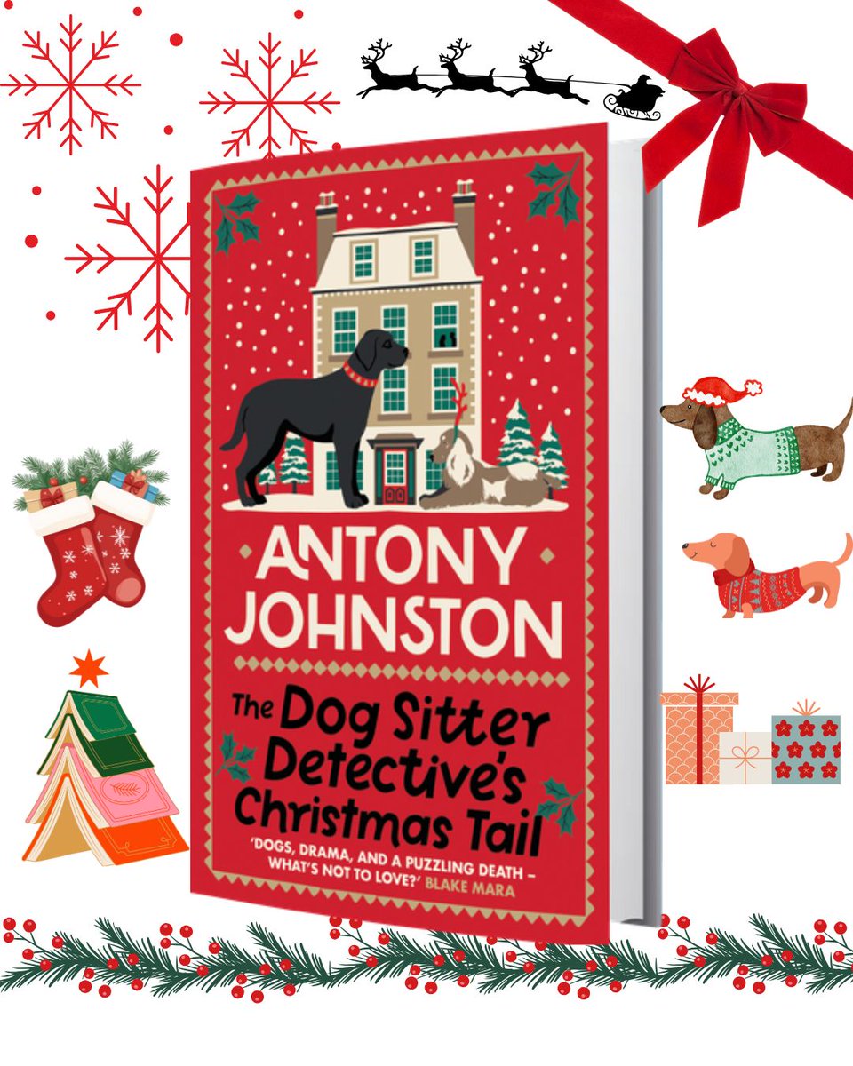 To celebrate the countdown to Xmas, we're giving away festive reads. Today, we have 5 copies of Antony Johnston’s so-cute The Dog Sitter Detective's Christmas Tail! To be in with a chance, follow us, and <a href="/AllisonandBusby/">Allison & Busby</a>, leave a comment, and retweet. (Closes12pm 14 Dec. UK only)