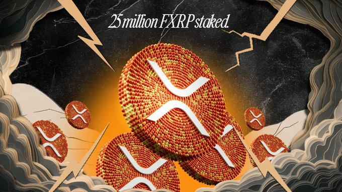 XRP-Staking startet durch! 🔥

💰 25 Mio FXRP im Wert von rund 55 Mio $ innerhalb weniger Stunden bei Firelight Finance eingezahlt

📅 Ab 2026 soll direkt im XRP-Ökosystem Staking angeboten werden

💡 Das stärkt die langfristige Preisstabilität von XRP und fördert die Nutzung im