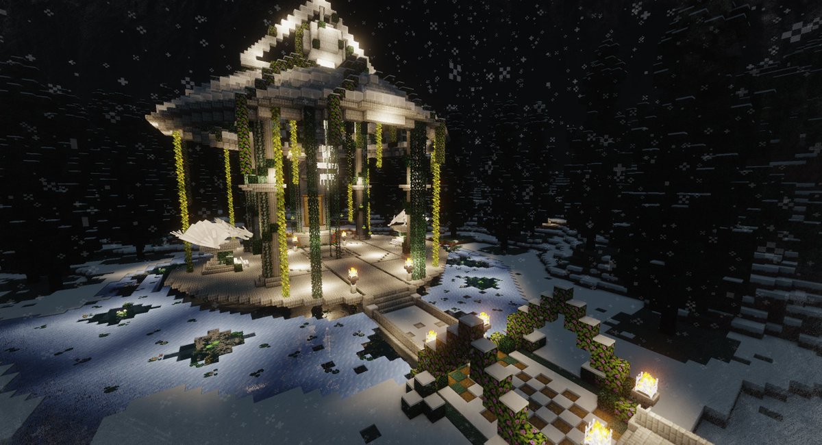 ✨🎄 La Navidad llegó a #LumosCraft 🎄✨
La nieve cubre los caminos, los farolillos brillan más que nunca y cada rincón del castillo se llenó de magia invernal.
Este año, Hogwarts y sus alrededores se sienten como un cuento: árboles iluminados, fuentes heladas, monumentos