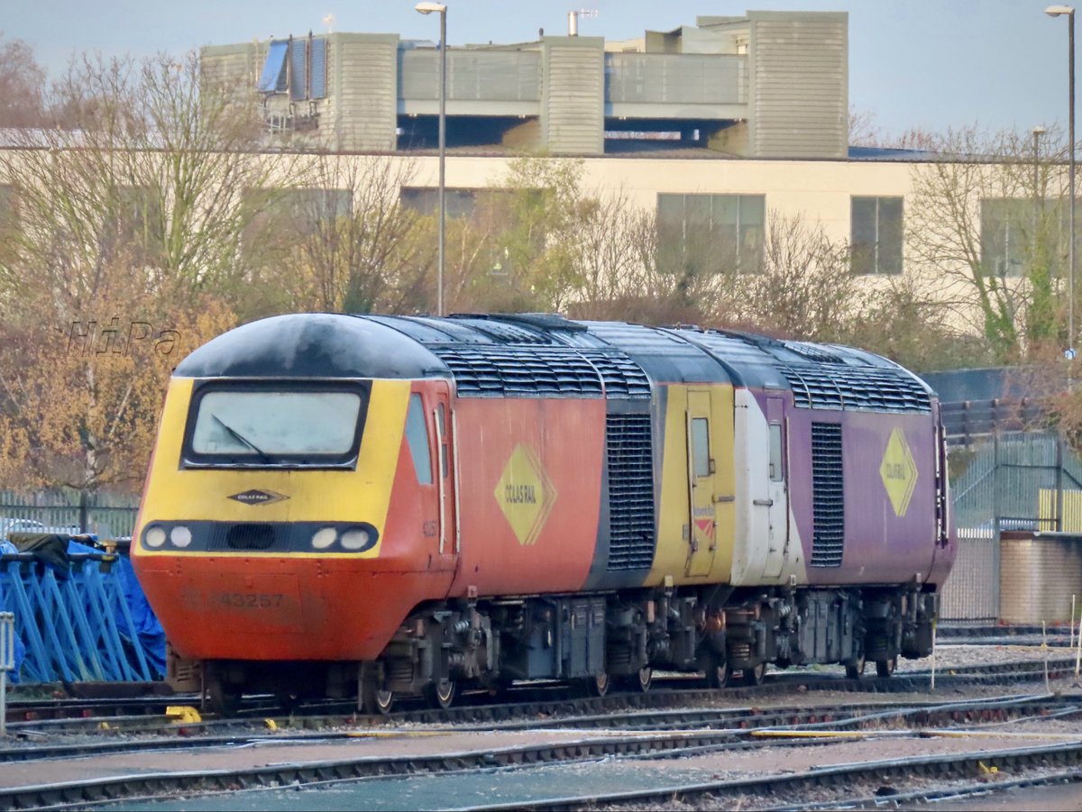 HiPa125's tweet image. Colas Rail Freight #Class43 43257+43274 - Derby Rail Technical Centre