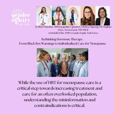 AMWADoctors's tweet image. The FDA’s recent removal of long-standing black box warnings from menopausal hormone therapy marks an important shift in women’s health. Our latest article, Rethinking Hormone Therapy: From Black Box Warnings to Individualized Care for Menopause, breaks down what this change…