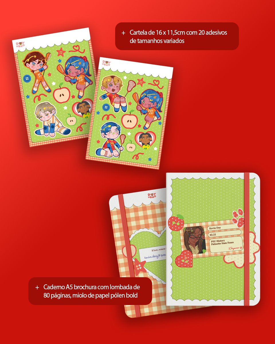 dayurno's tweet photo. (brazilian store only!) tardei mas não falhei 🐞a lojinha brasileira com os chaveiros de aftg + itens exclusivos (cartelas, caderno a5, chaveiro exclusivo kevjean) foi aberta e as pré-vendas acabam dia 20/12!!! obrigada pela paciência prins :)

⭐️https://t.co/LxMUvsxMRg https://t.co/Klqchre8ZU