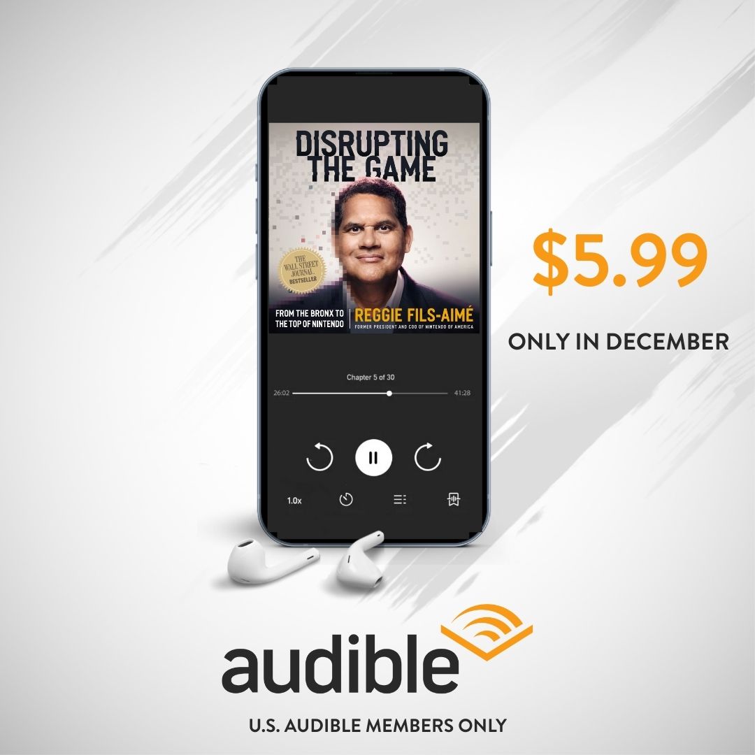 Reggie's tweet image. 🎉 LISTEN UP! 🎉 For a limited time, my audiobook, DISRUPTING THE GAME is on sale as part of @audible_com's members-only "Monthly Deals" promotion for the amazing price of $5.99!  Click the link below to grab your copy now! 🎧📖tinyl.co/44Fx  The audio book has over an…
