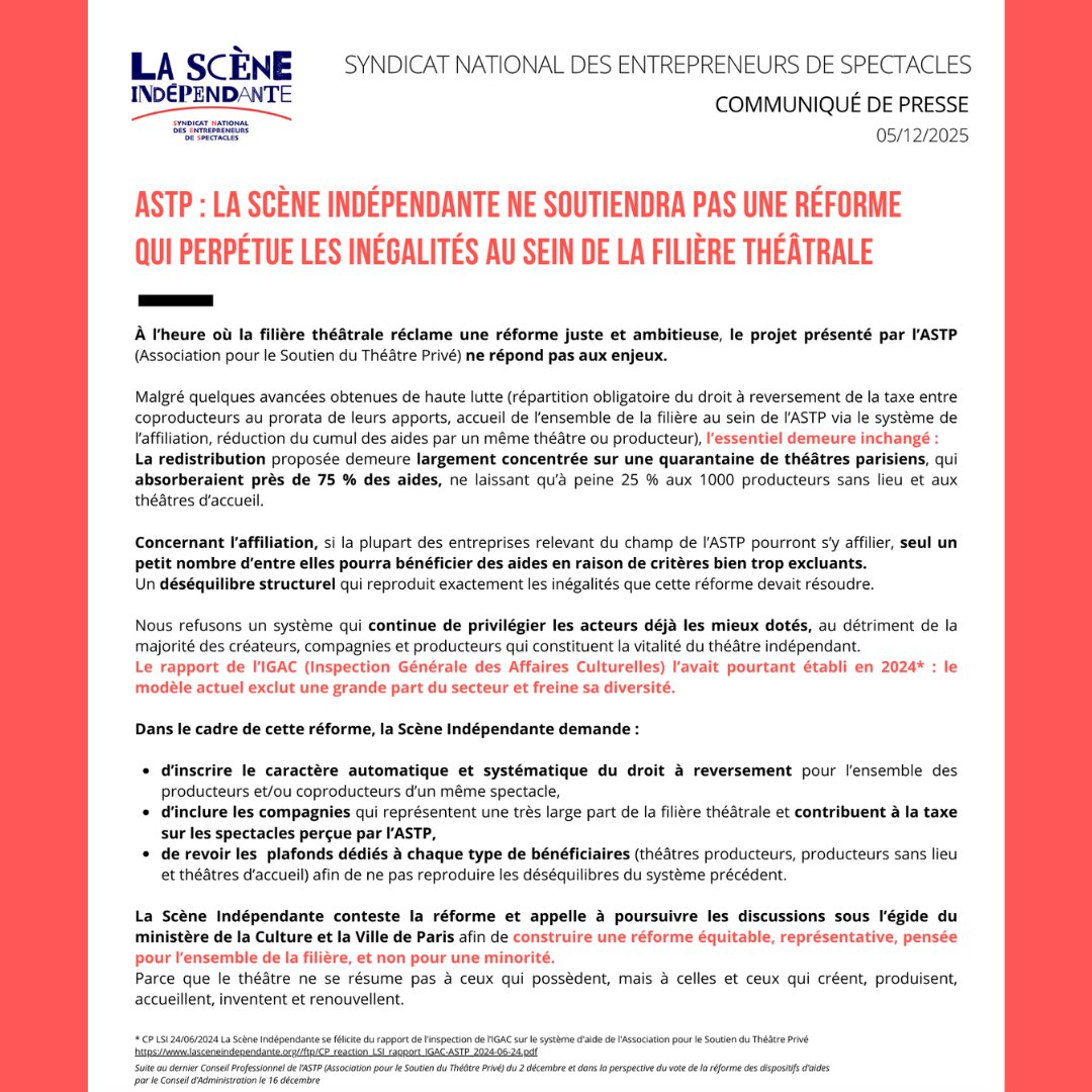 La Scène Indépendante tweet media