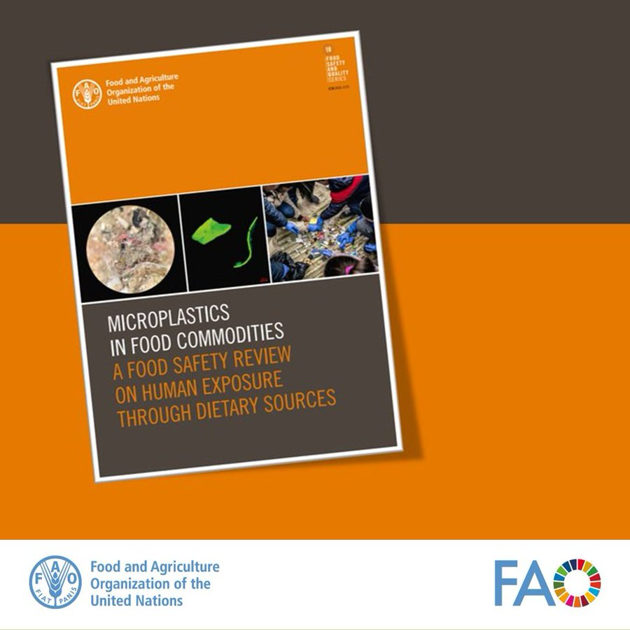 FAOWHOCodex's tweet image. 📔 | #WeekendReading  4⃣ U❗️

👉 "Microplastics in food commodities - A food safety review on human exposure through dietary sources".

📲➡️ doi.org/10.4060/cc2392…

#FoodSafety