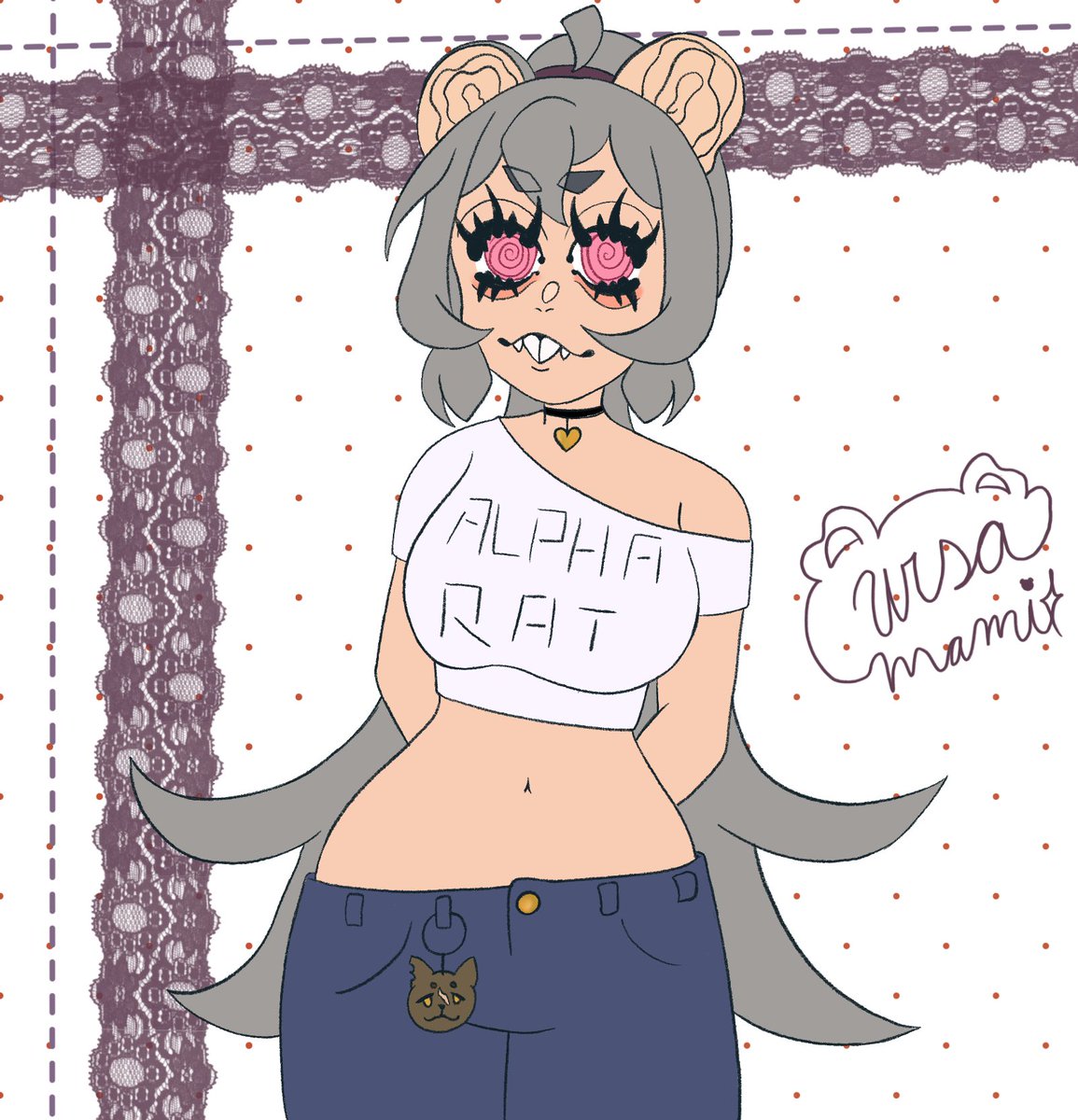 ursamamiart's tweet image. boo is keepin it casual hehehe boo is so fun to dress up! #BooTheART