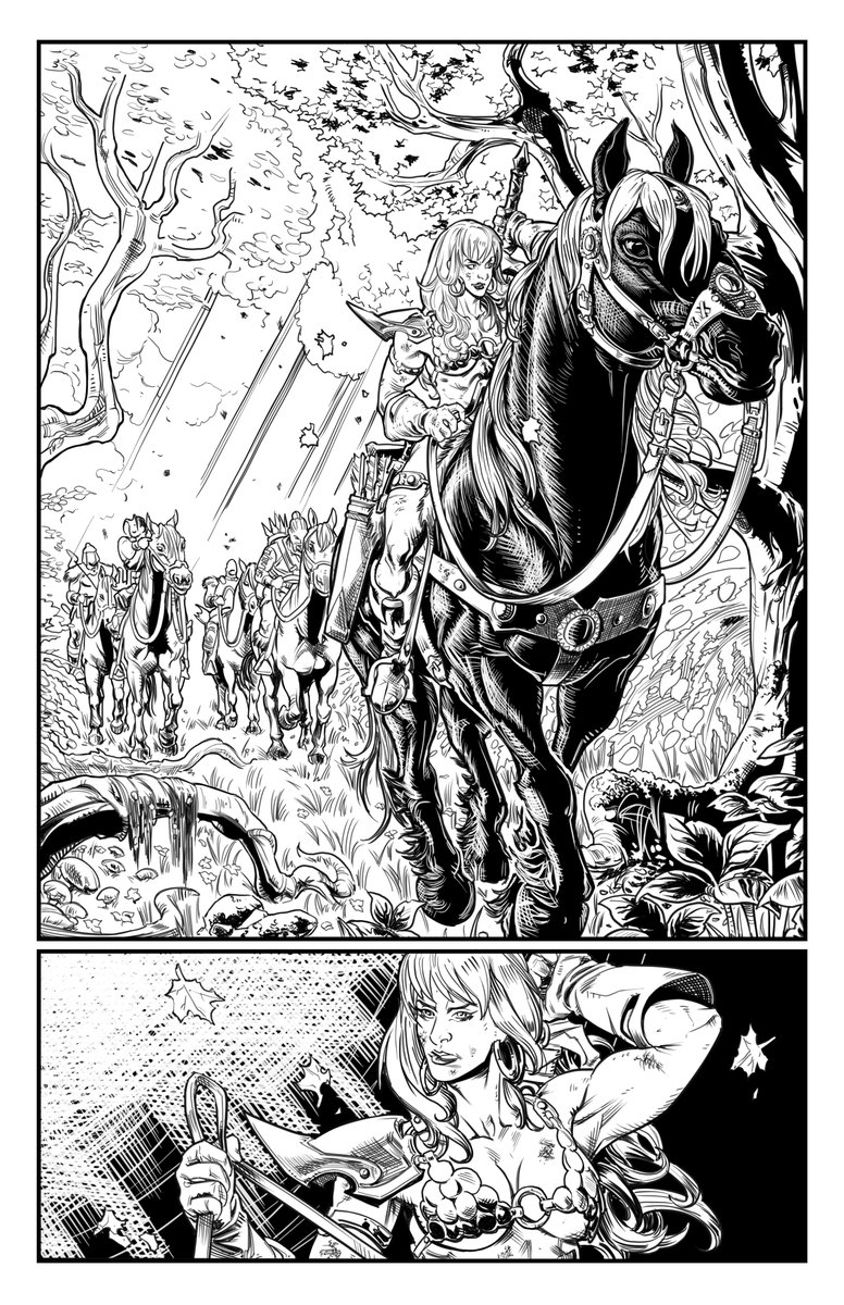 jhonesbas's tweet photo. #redsonja #redsonja_art #redsonja_comics #samplepage #samplepagecomic #comicartist #artcomic #jhonesbasart https://t.co/VVezbLD2Nh