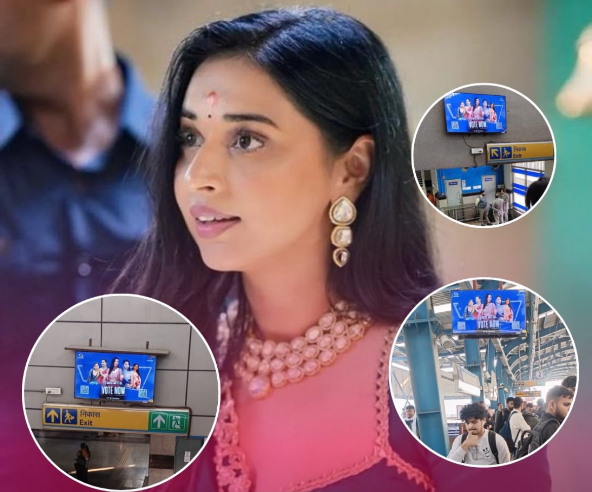 komal_ras's tweet photo. #TanyaMittal vote Appeal Appears on 75 Delhi Metro Stations!

#BiggBoss19 #PranitKiPaltan https://t.co/C4yjHv0Qzc