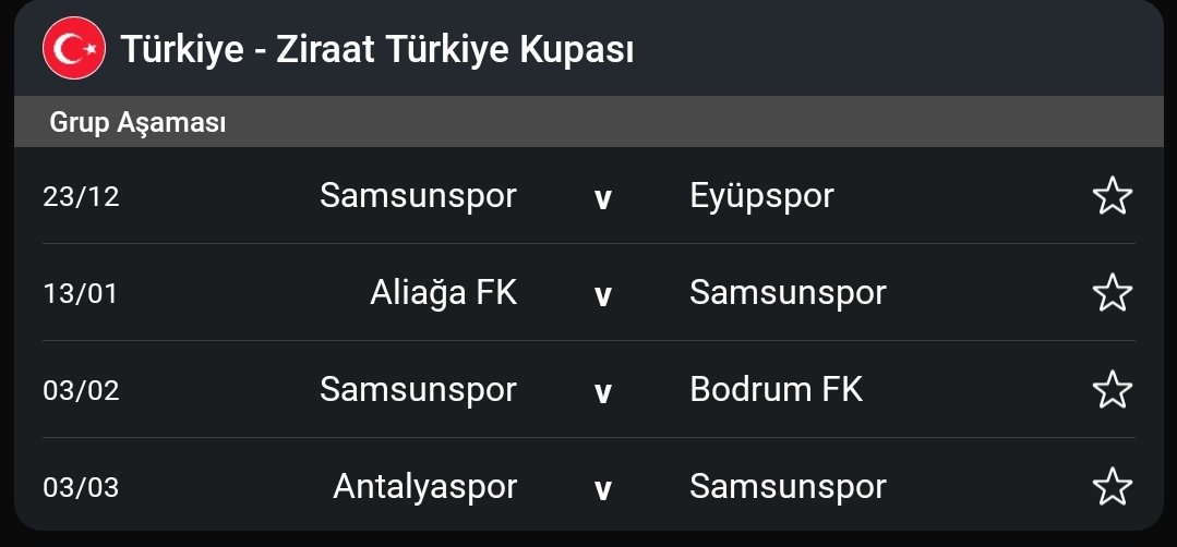 Tüh. #göztepe ile aynı gruba düştü #Samsunspor 'um. Tüh yaa...