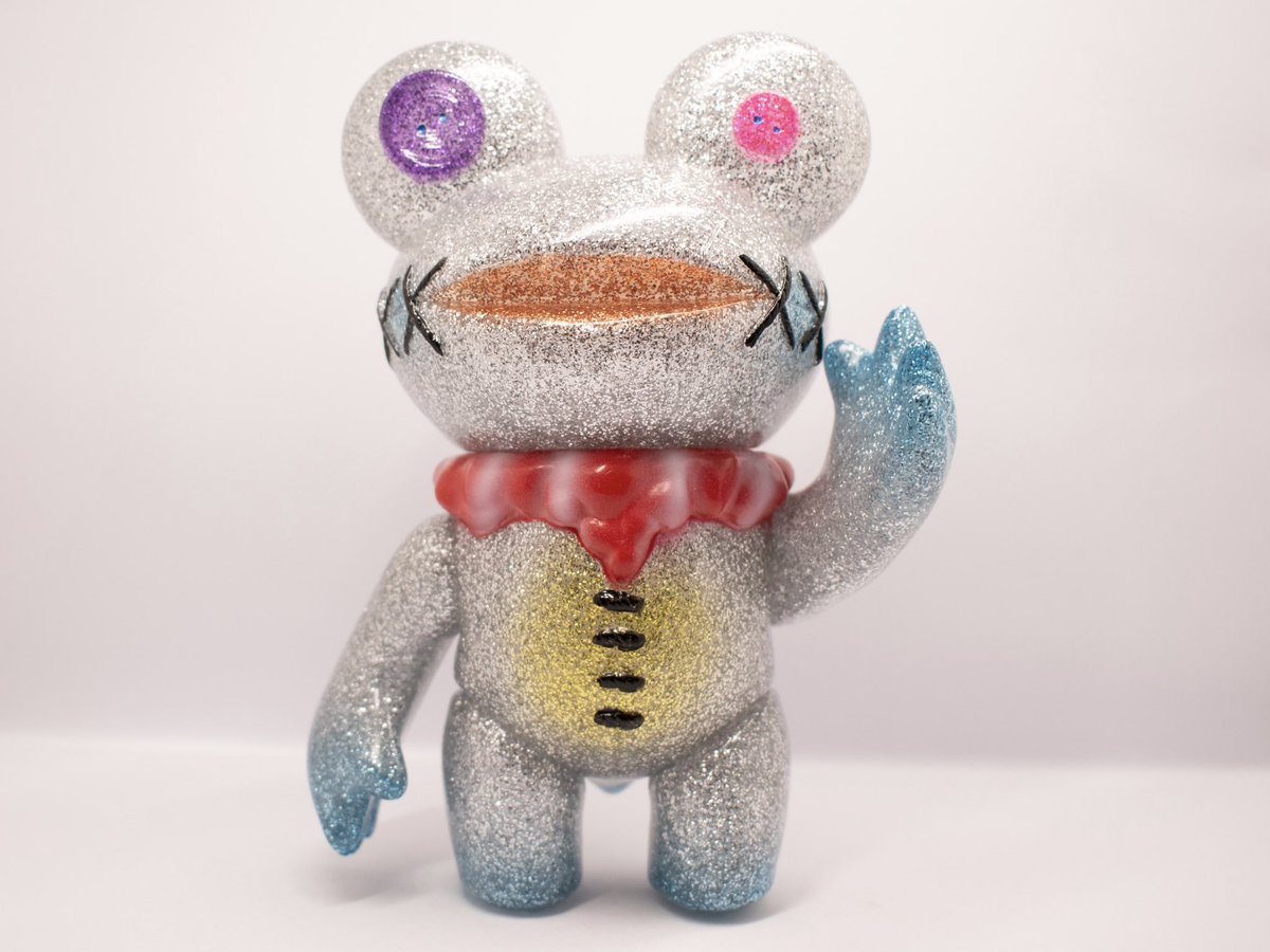 瑠璃工房/幸運を呼ぶ珍獣/2005年 新カラー紹介 ☃️スノーギガラメシリーズ🐸 ジャンボテッチ、魔神