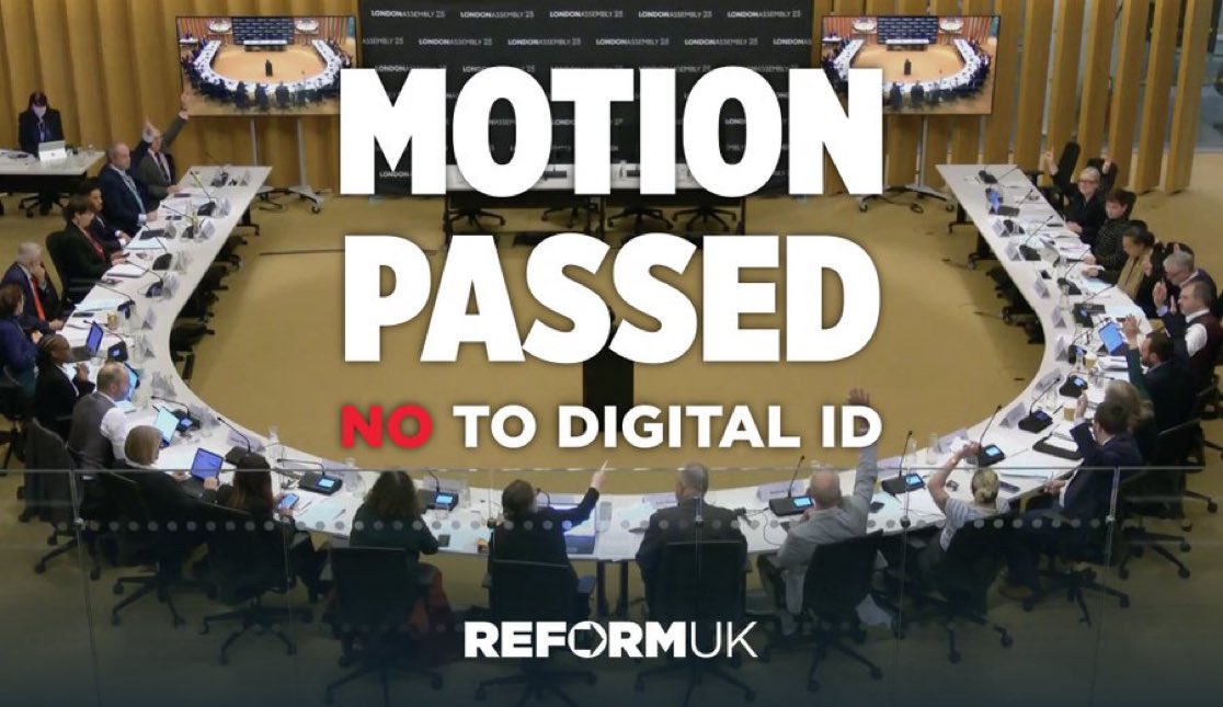 👌🏻Reform motion PASSED!

Alex Wilson is delighted after winning cross-party backing to stop Digital ID

“It’s rather telling that Labour were the only group opposed” - a clear sign of where they stand

#ReformUK #DigitalID [<a href="/AlexWilsonAM/">Alex Wilson AM 🏴󠁧󠁢󠁥󠁮󠁧󠁿 🇬🇧</a>]