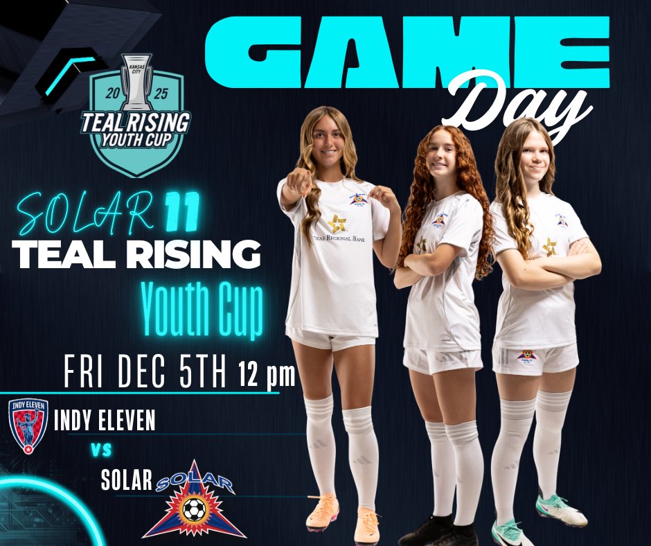 Solar11ECNL's tweet photo. KC temps❄️ Solar confidence🔥 @SolarSoccerClub @ImYouthSoccer @TopDrawerSoccer @PrepSoccer 

📍KC Current Practice Facility 
🥅 Field #2 
⏰ 12 PM https://t.co/ic2nIm7MfO