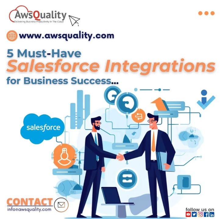 awsquality's tweet image. 🚀 Transform Your Business with Salesforce Integrations
Work smarter. Scale faster. Grow better.

🔗 Read more:
 awsquality.com/5-essential-sa…
🌐 awsquality.com | 📩 info@awsquality.com

#SalesforceIntegration #SalesforceCRM #CRM
#SaaS #AwsQuality