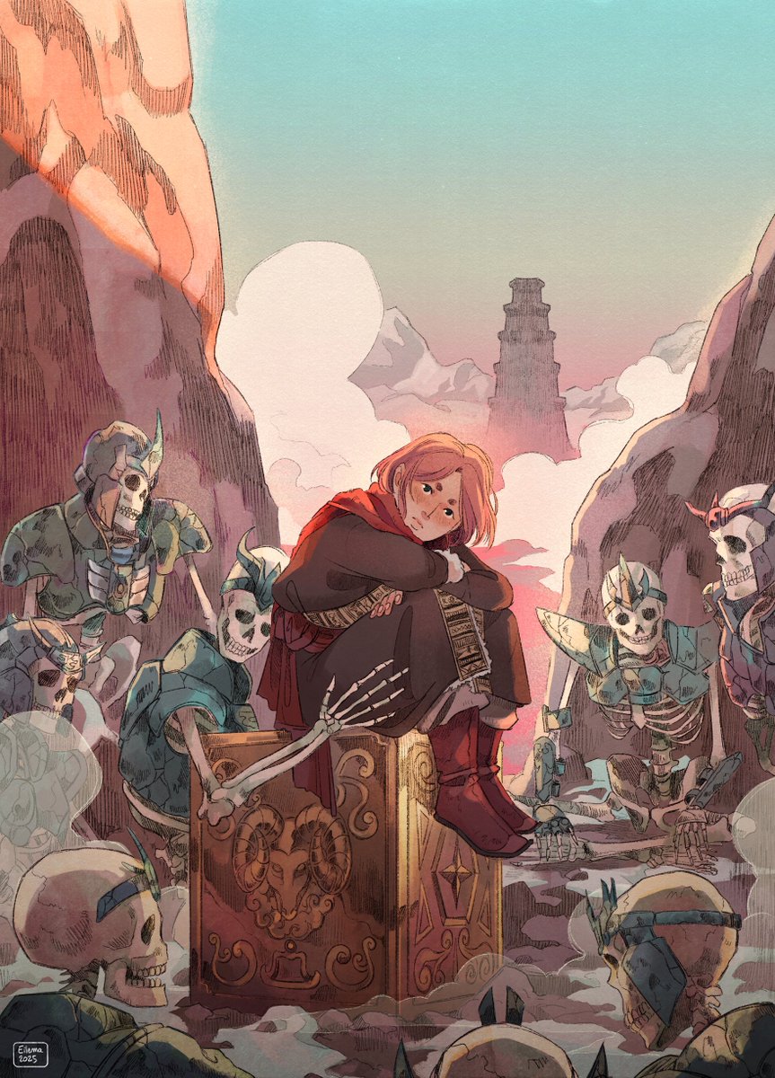 A small Mu with the ghosts of Jamir 🏔️ I can't decide between the blue version and the pink version.🤔