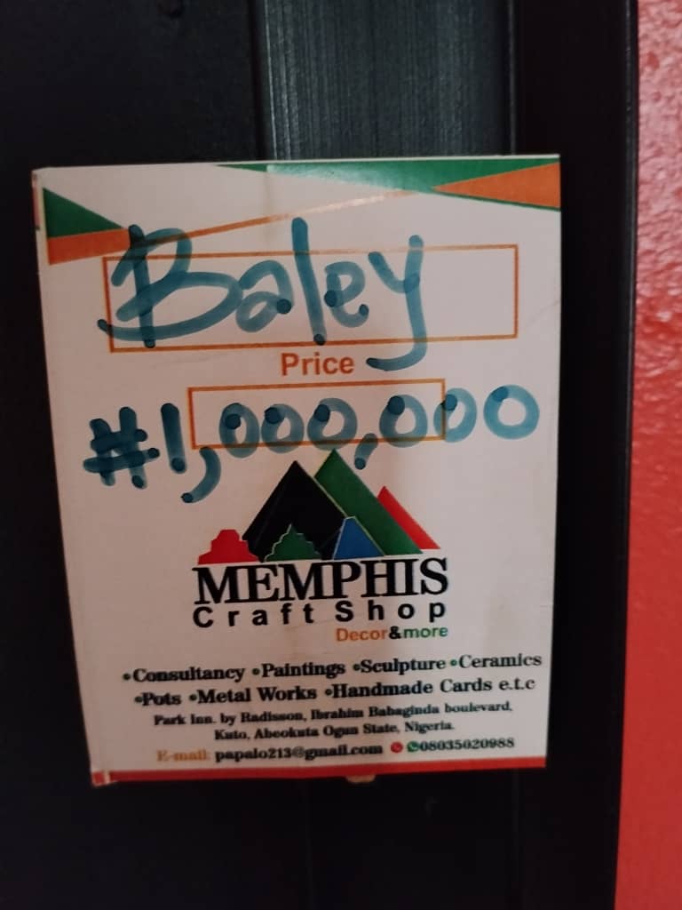 _iroko3's tweet image. Artworks are beautiful!
Bring just 1,000,000ngn only. @UgoAgro_ come buy put for your office.
#artwork 
#Dancing 
#abeokuta
#workingholiday
#parkinn